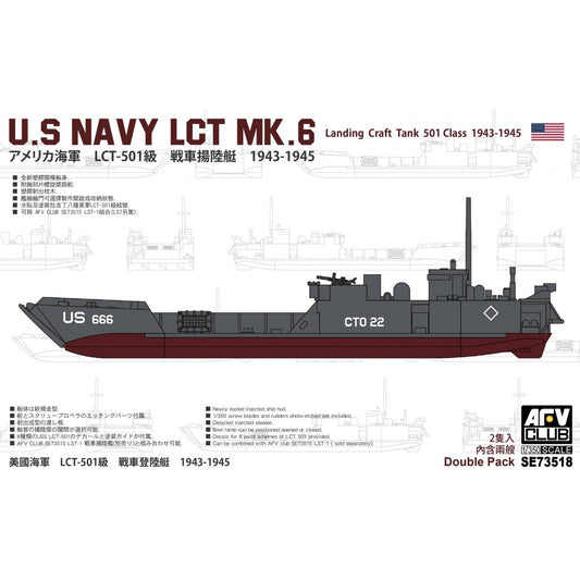 US Navy LCT MK.6 Landing Craft Tank 501 Class 1943 - 1945