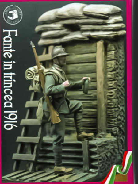 Infantryman in the trenches, 1916