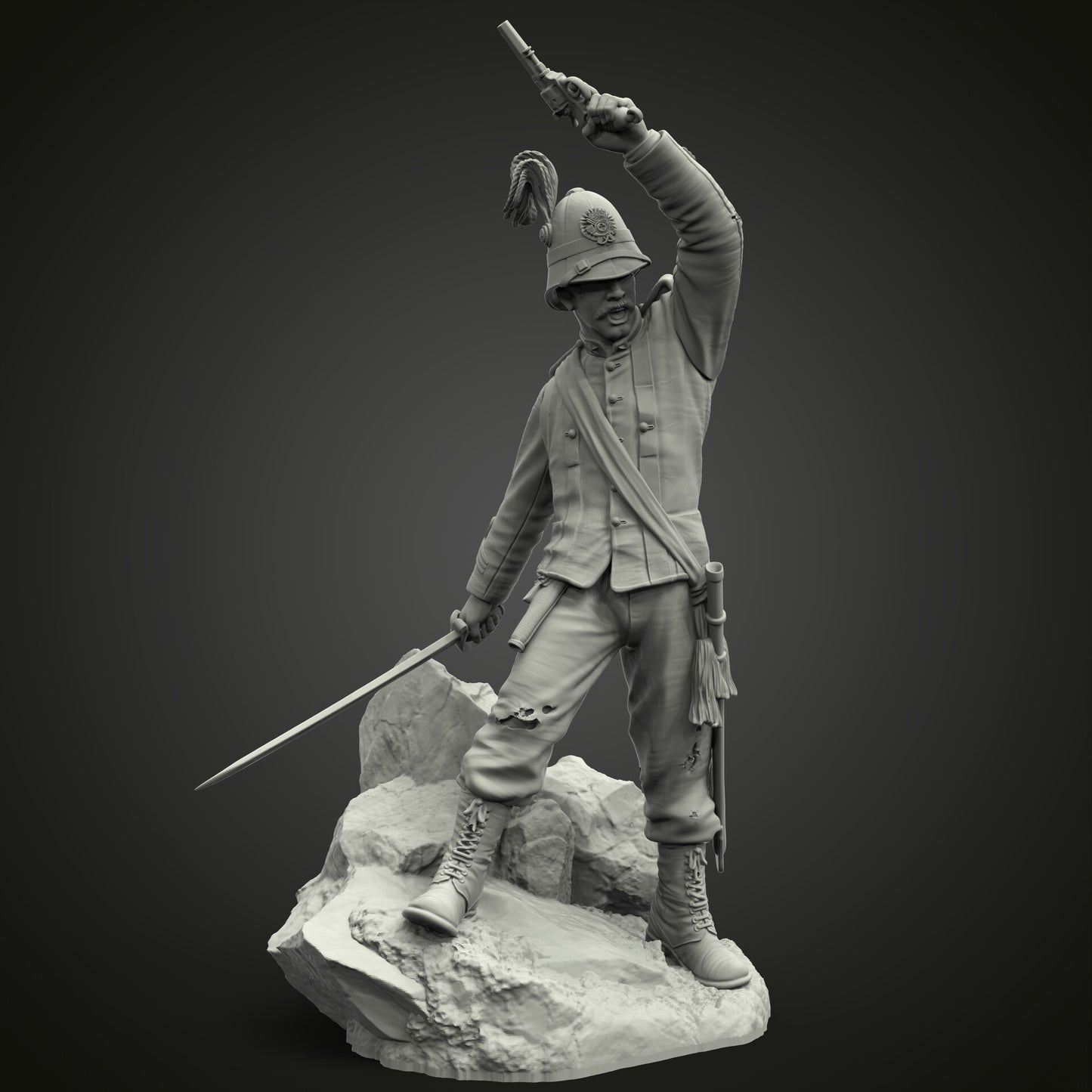 Captain Cacciatori d'Africa, Battle of Adua, March 1896