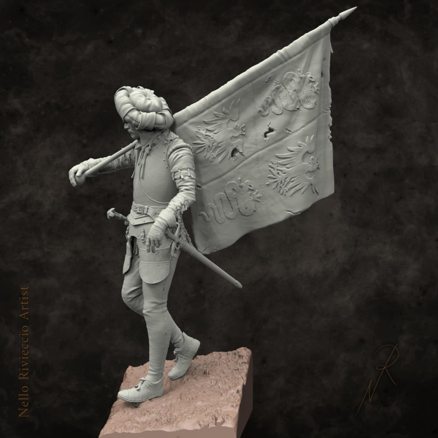 Captain Cacciatori d'Africa, Battle of Adua, March 1896