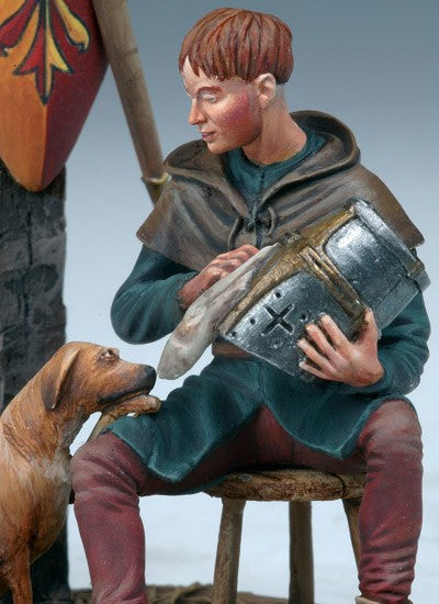 Squire and Dog, XIII Century