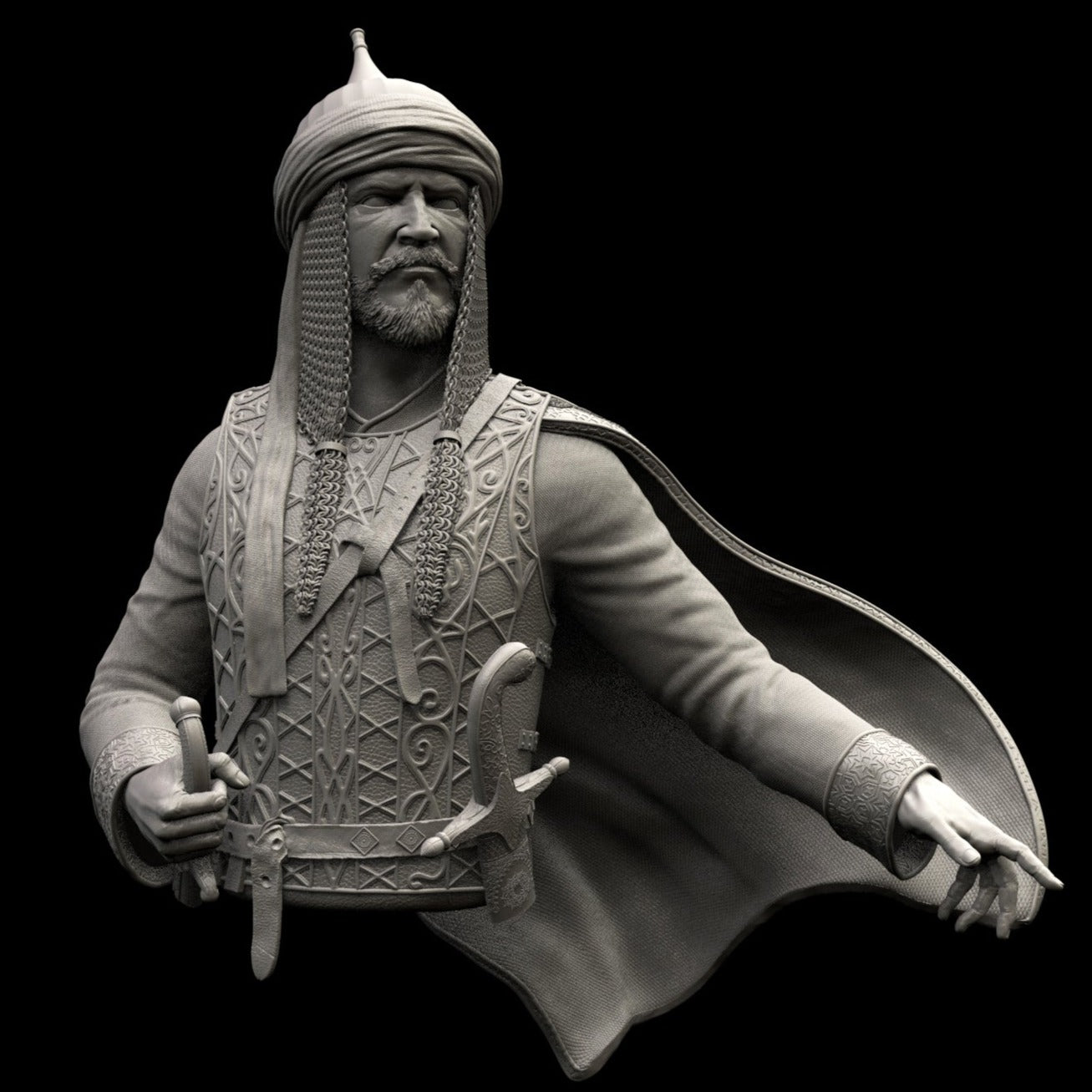 Al-Mustazhir, Abbasid Caliph - Baghdad 1117 AD