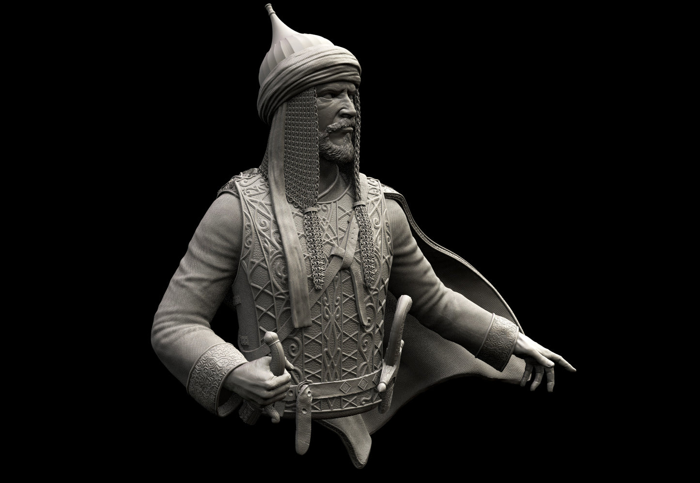 Al-Mustazhir, Abbasid Caliph - Baghdad 1117 AD