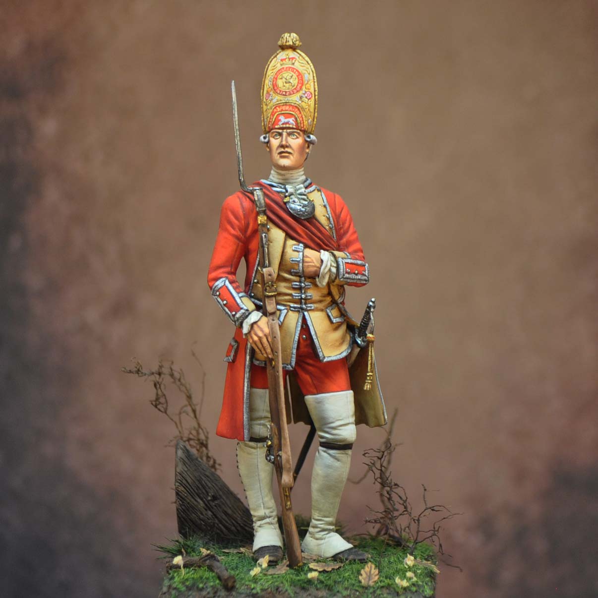 Officer, 3rd Regiment of foot. Grenadier, 1751