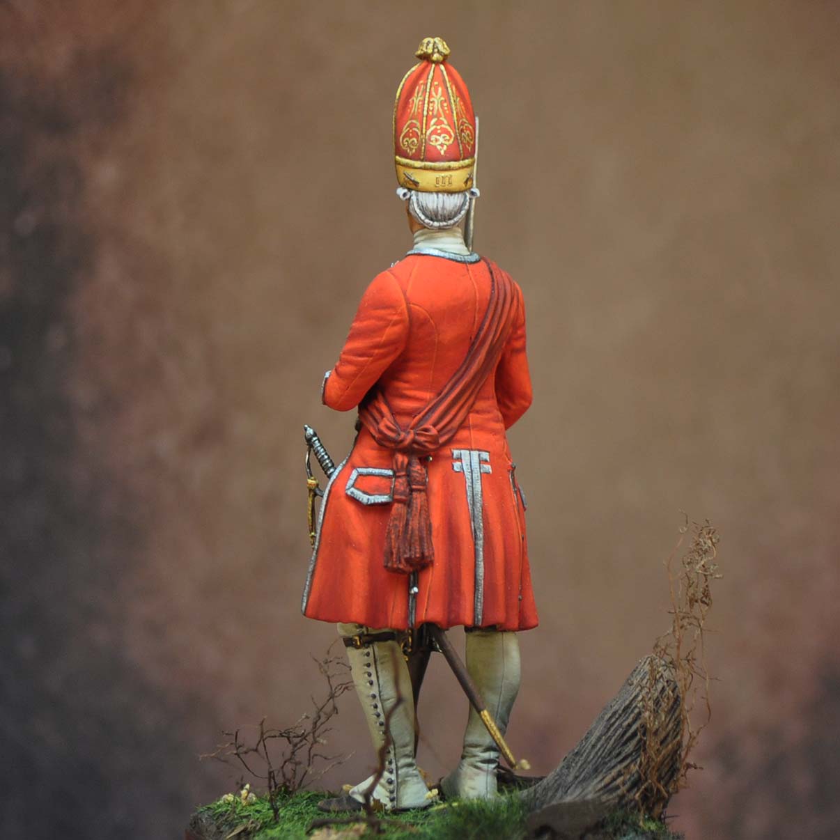 Officer, 3rd Regiment of foot. Grenadier, 1751