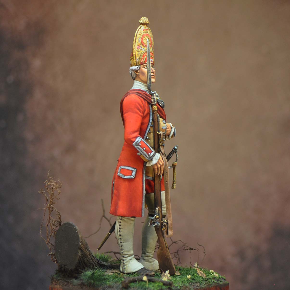 Officer, 3rd Regiment of foot. Grenadier, 1751