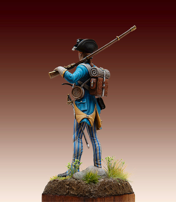Dragoon in Field Service Dress, Brunswick Dragoons Regiment 1777 - 75mm