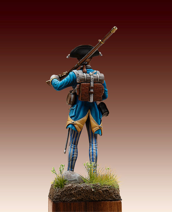 Dragoon in Field Service Dress, Brunswick Dragoons Regiment 1777 - 75mm