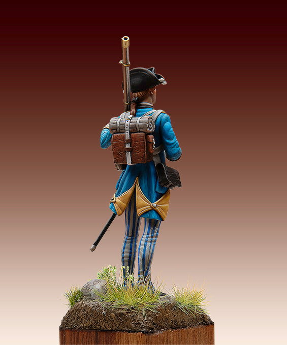 Dragoon in Field Service Dress, Brunswick Dragoons Regiment 1777 - 75mm