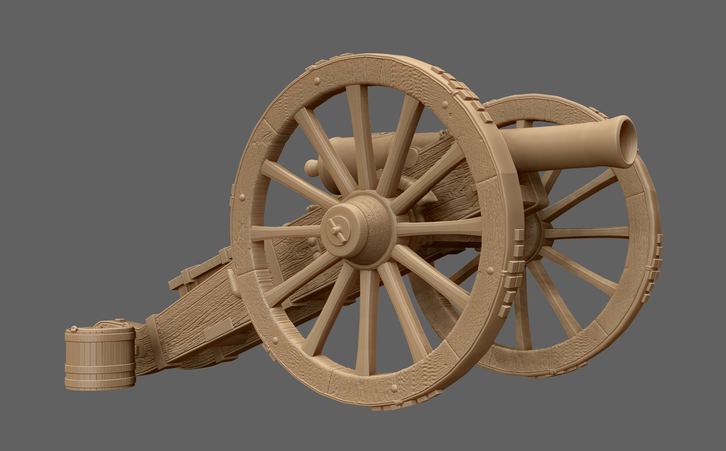 6 Pounder Brass Cannon - 1807/1814