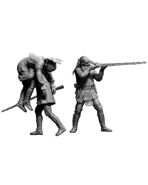 “Wounded Brother” Indian Wars series, 18th century - Kit n° 2