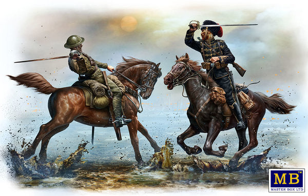 British and German Cavalrymen - WWI Era