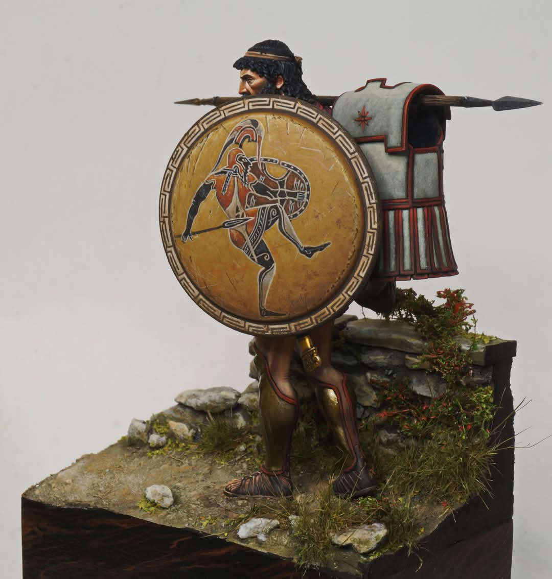 Oplita greco con panoplia