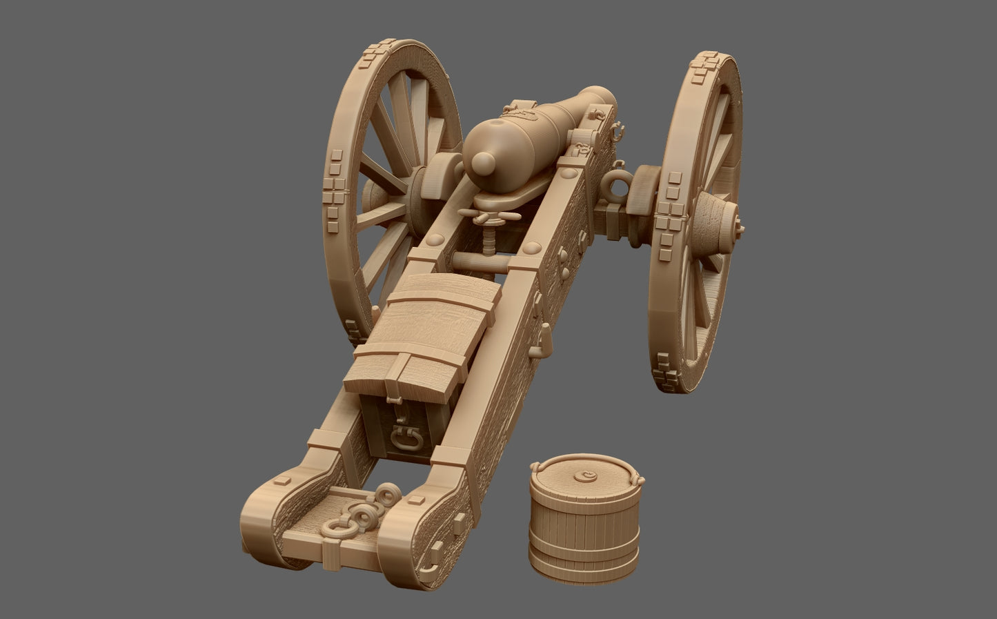 6 Pounder Brass Cannon - 1807/1814