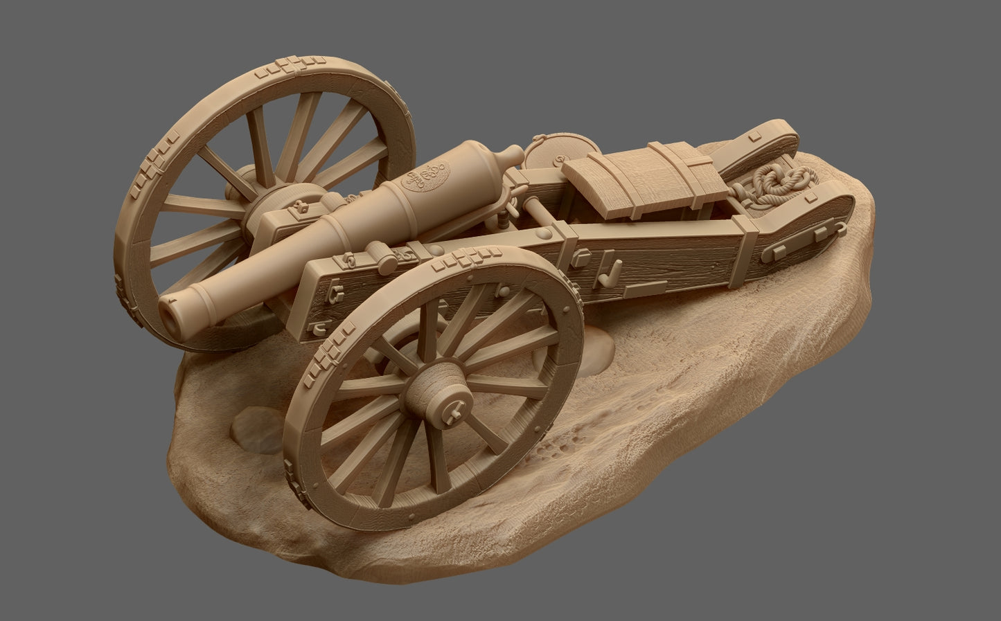 6 Pounder Brass Cannon - 1807/1814