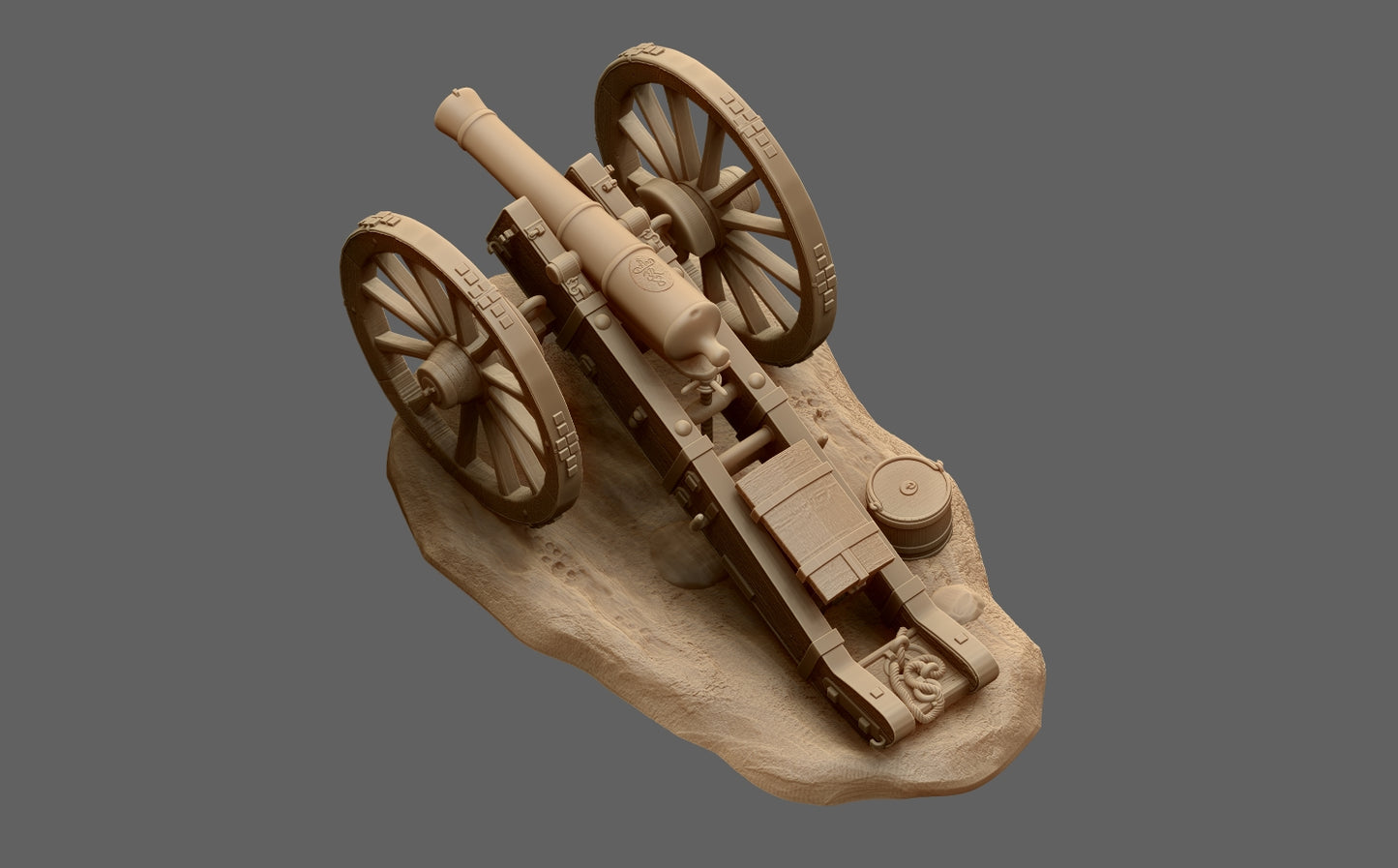 6 Pounder Brass Cannon - 1807/1814