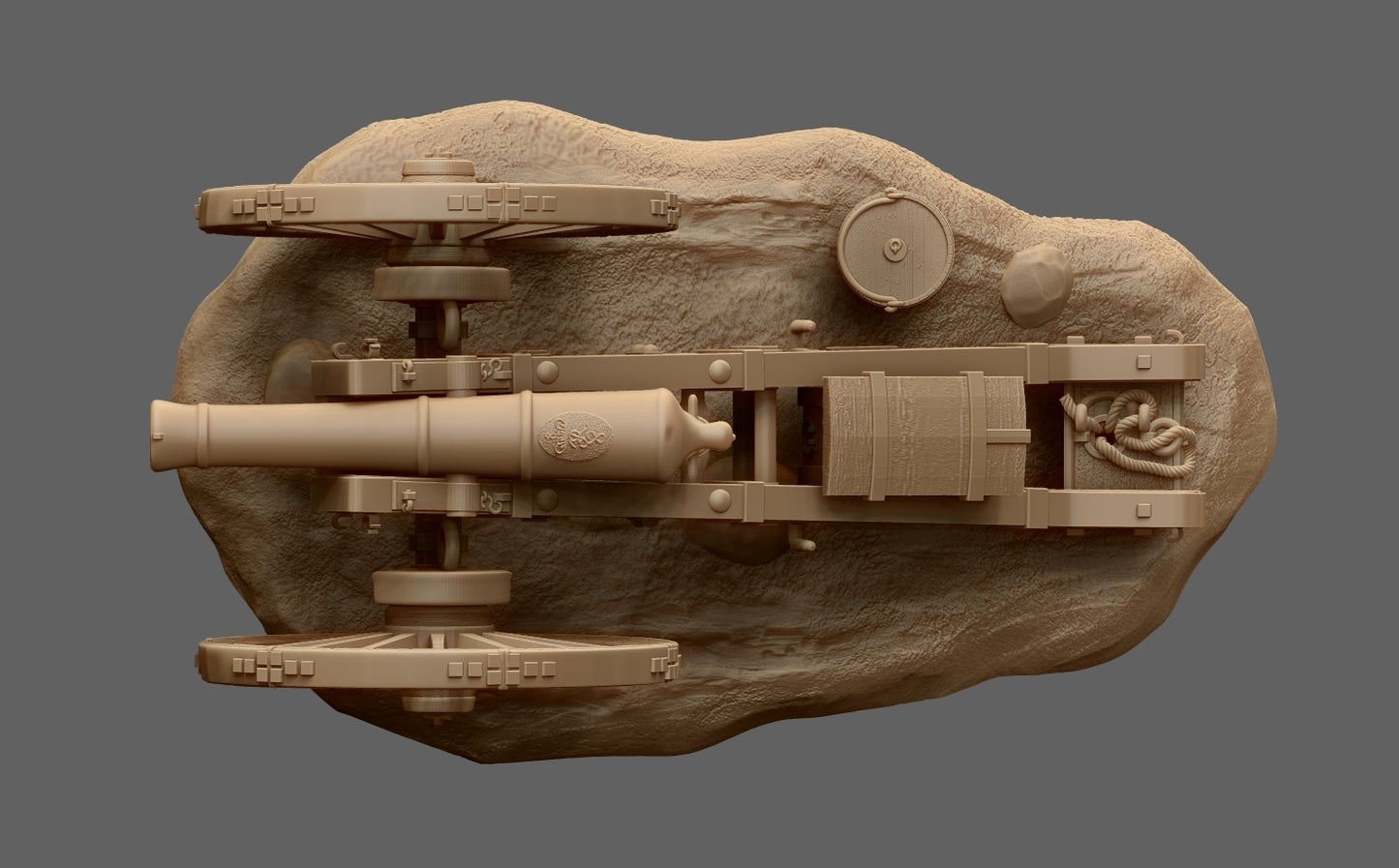 6 Pounder Brass Cannon - 1807/1814