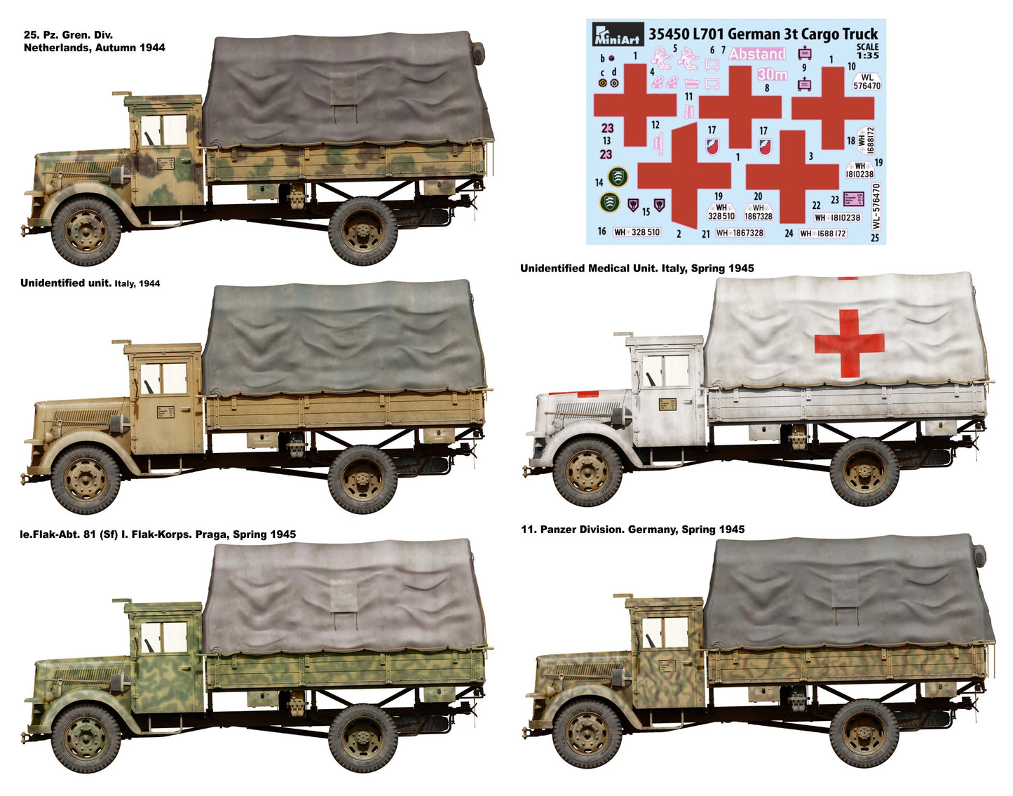 L701 German 3t Cargo Truck