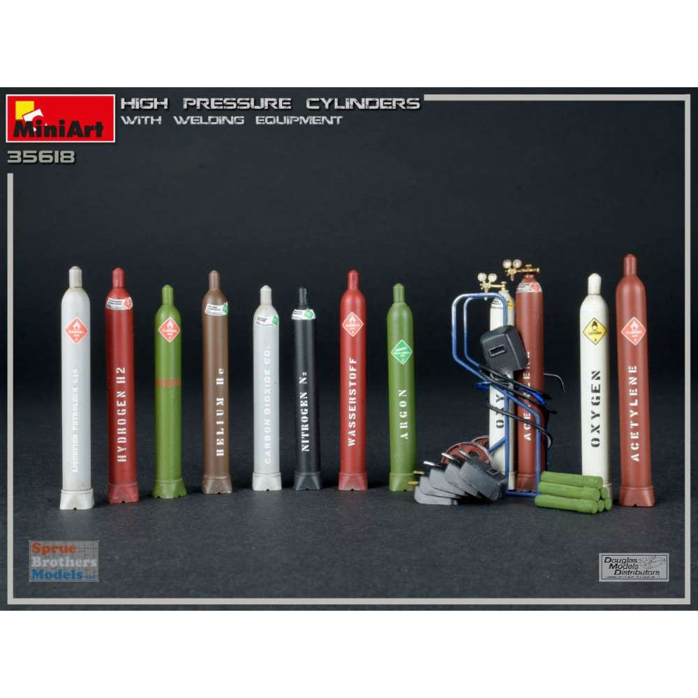 High Pressure Cylinders w/Welding Equipment