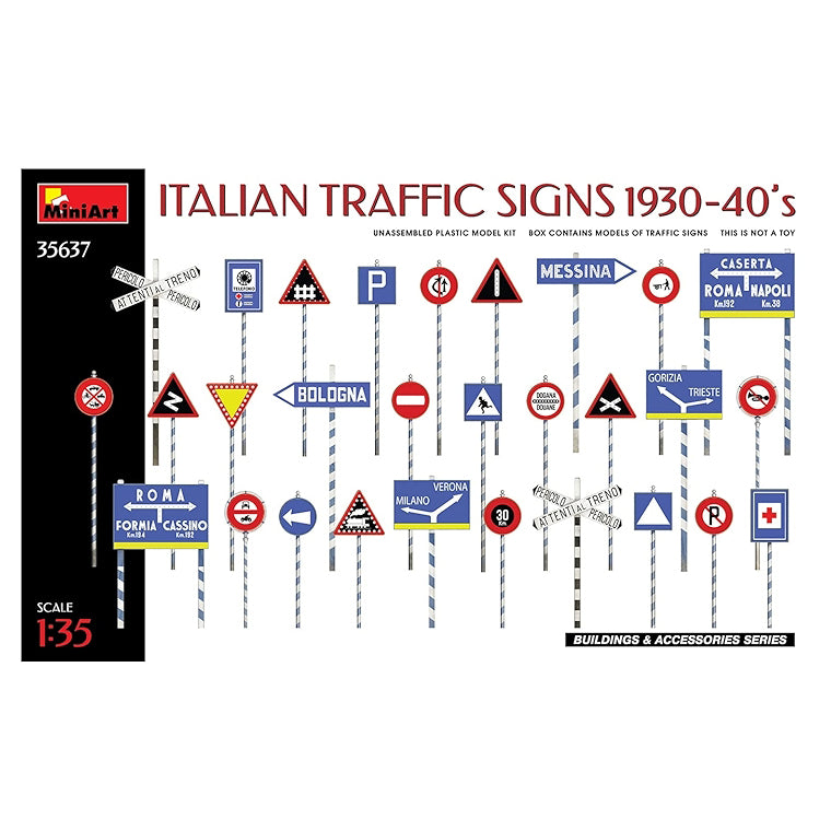 Italian Traffic Signs 1930-40's