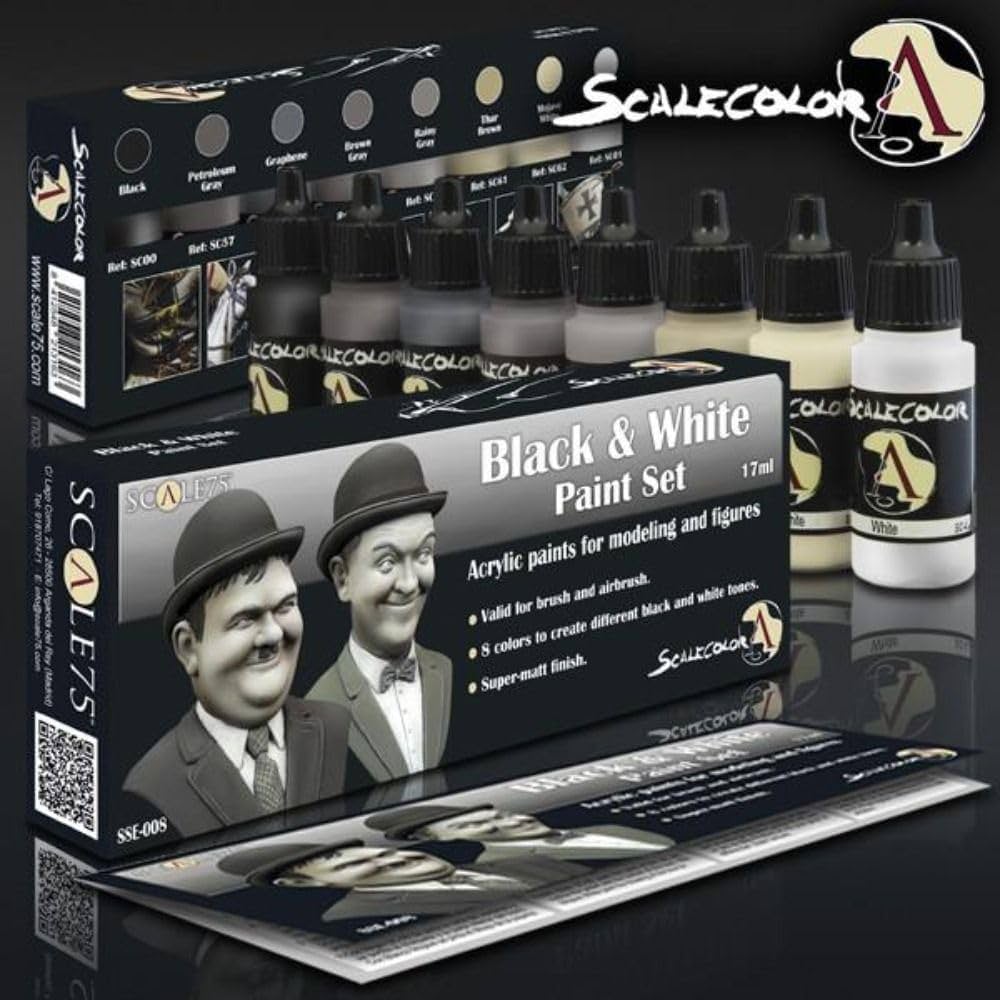 Scale75 BLACK & WHITE - Paint Set