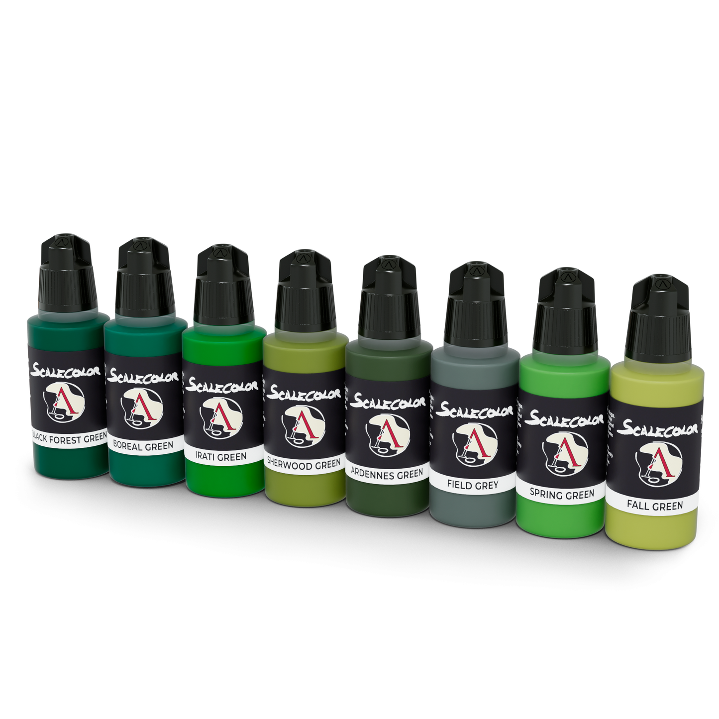 Scale75 COLORS OF NATURE - Green Paint Set