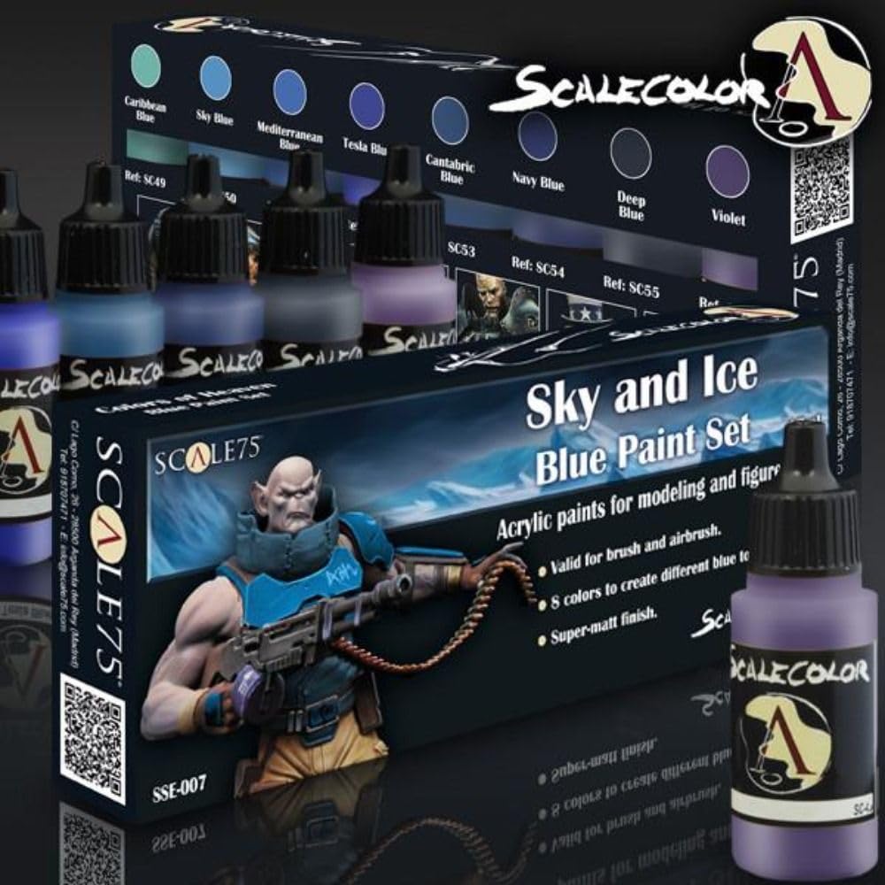 Scale75 SKY AND ICE - Blue Paint Set