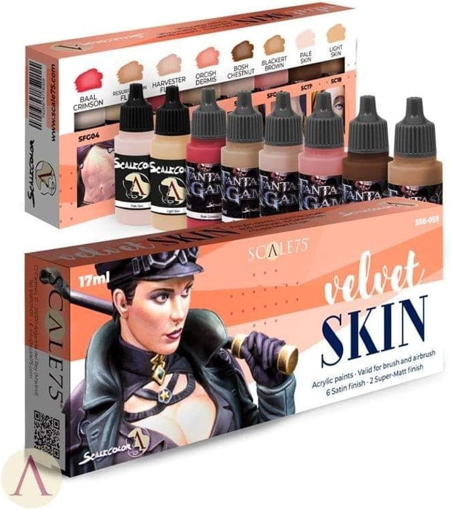 Scale75 VELVET SKIN - Paint Set