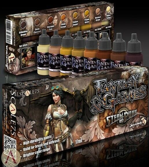 Scale75 STEAM AND PUNK - Fantasy & Games Paint Set