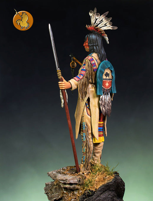 In-ne-o-things - Iron Horn, Blackfeet Indian 75 mm
