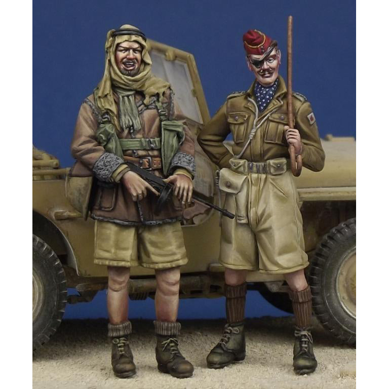 LRDG Trooper & Hussar Officer - WWII