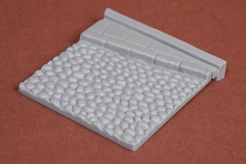 Resin Diorama Base #2 - Cobblestone