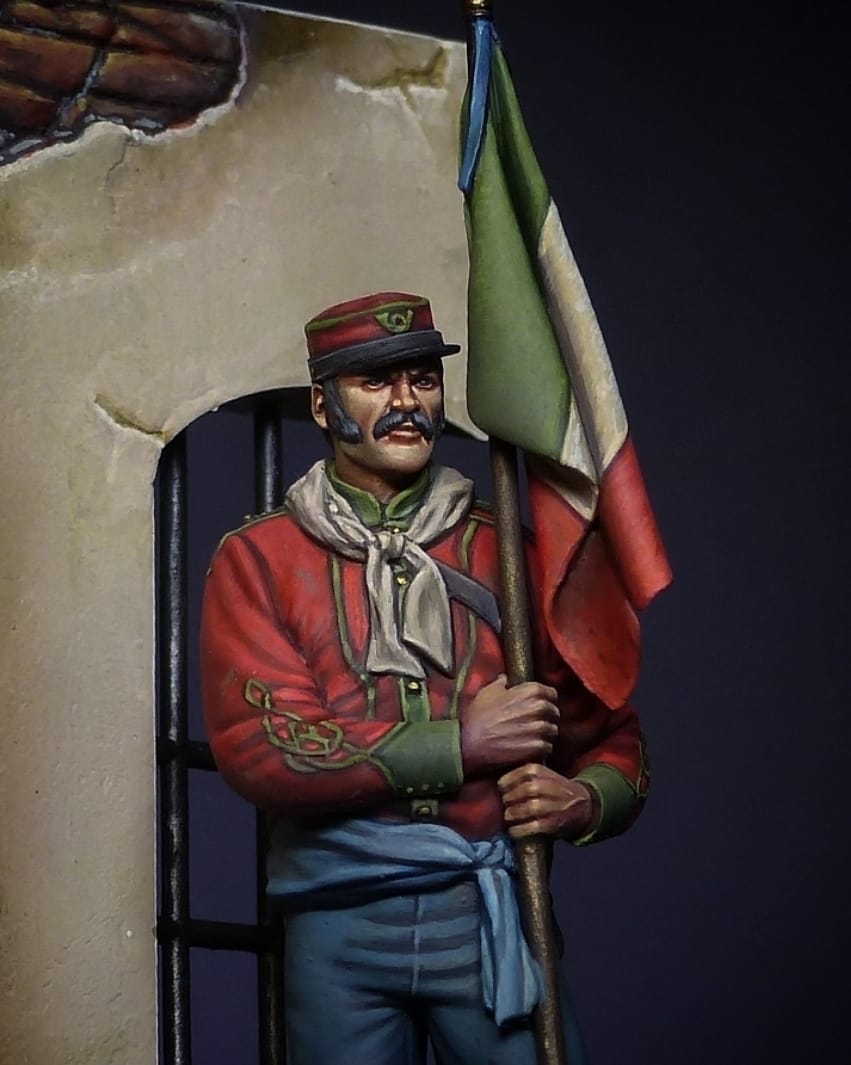 Sottotenente Garibaldino Lorenzo Achille Scotto, Mentana-1867 (No Ambientazione)