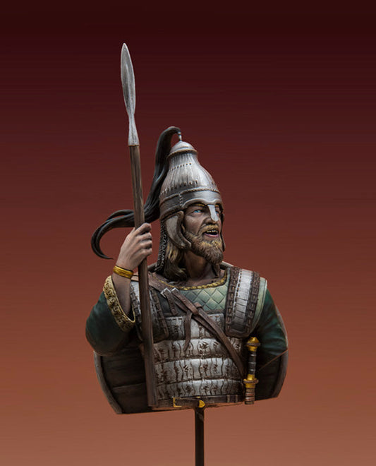 Lombard Warrior, Gasindus 650 A.D. - Box-Art, scale 1/10
