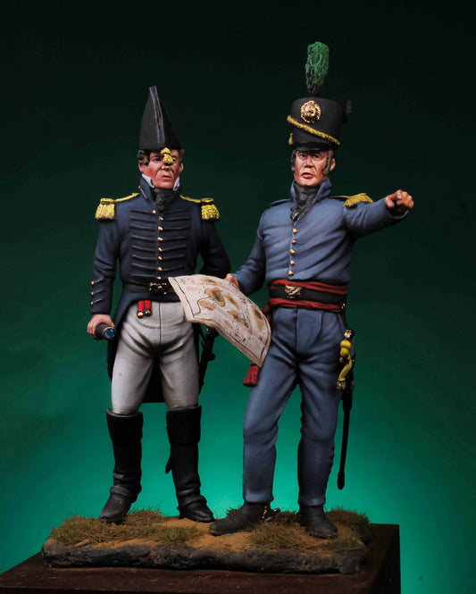 Americans – American Officers, War of 1812 - Box-Art 54mm