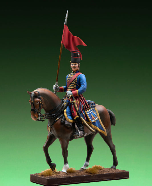 Battle of The Hook - Hussar, Lauzun Legion 1781  - Box-Art 60mm