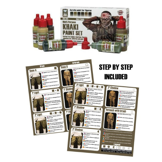 Khaki Paint Set