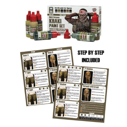 Khaki Paint Set