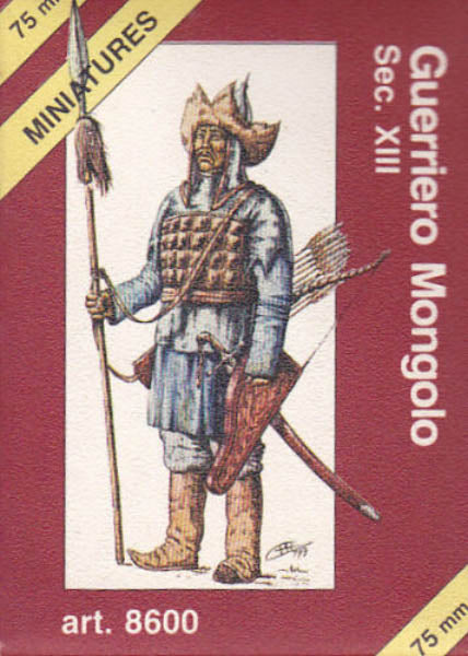 Mongolian warrior, 13th century 