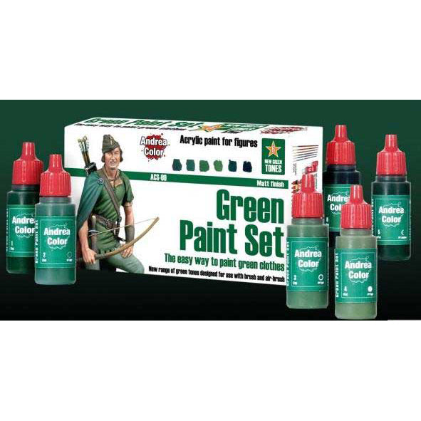 Green Paint Set