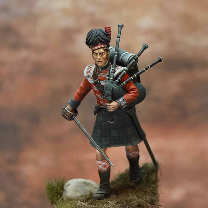 42nd Regiment Higlanders, Piper - Battle of Elvina, Coruna 1809