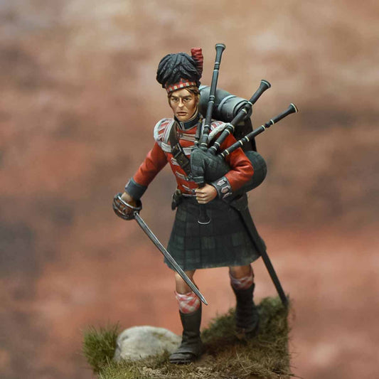 42nd Regiment Higlanders, Piper - Battle of Elvina, Coruna 1809