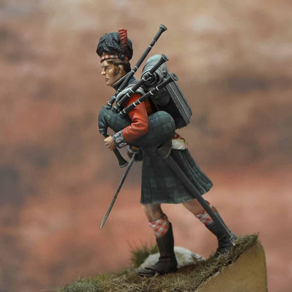 42nd Regiment Higlanders, Piper - Battle of Elvina, Coruna 1809