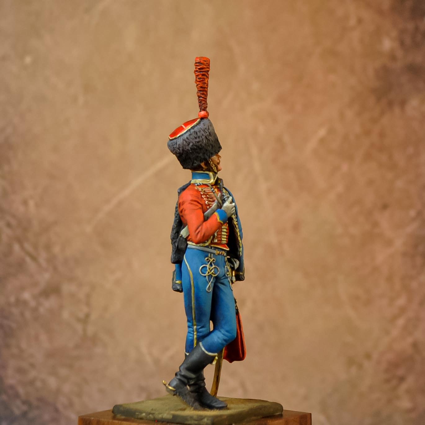 Guerres Napoléoniennes, 1803 – 1815 Hussard du 9ème régiment, Compagnie d’élite