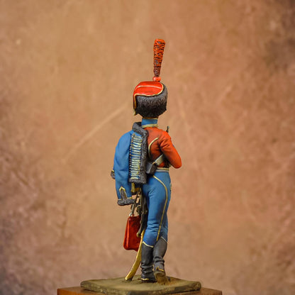 Guerres Napoléoniennes, 1803 – 1815 Hussard du 9ème régiment, Compagnie d’élite