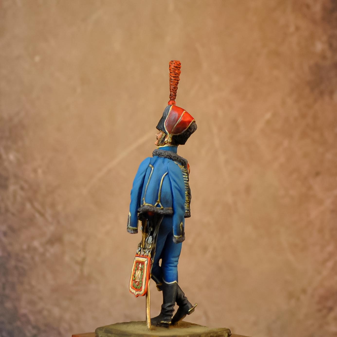 Guerres Napoléoniennes, 1803 – 1815 Hussard du 9ème régiment, Compagnie d’élite