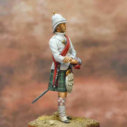 Oficial del 2° Batallon Seaforth Hinghlanders - India 1882