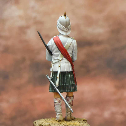 Oficial del 2° Batallon Seaforth Hinghlanders - India 1882