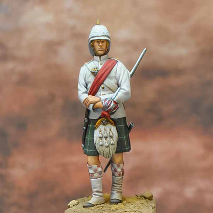 Oficial del 2° Batallon Seaforth Hinghlanders - India 1882