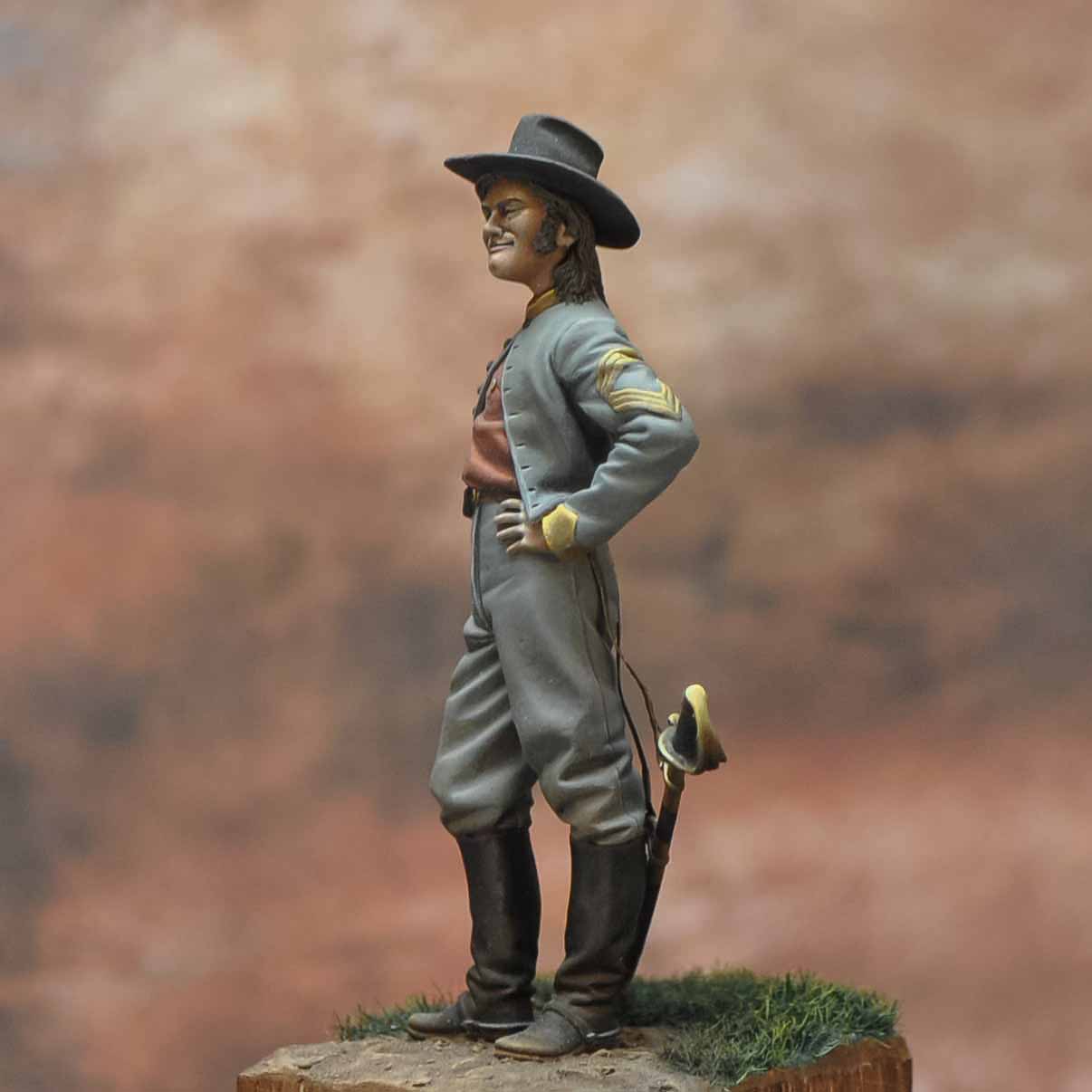 Sergento Mayor De Caballeria Confederada, American Civil War 1864 